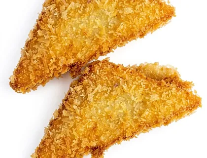 Formaggio fritto impanato e dorato
